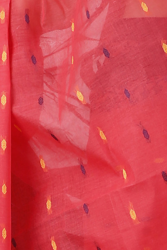 Maroon Pure Cotton Apurva Tant Saree (1060)